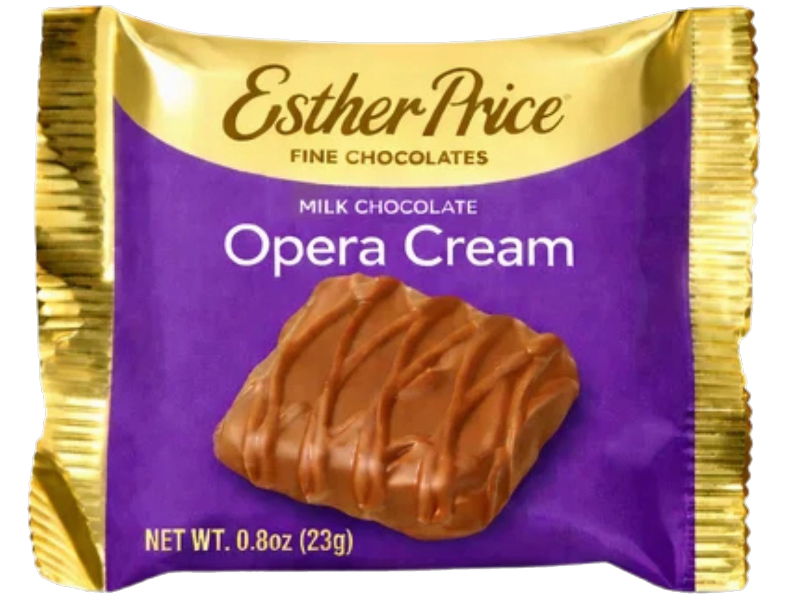 Current Esther Price single-serve wrapper, Opera Cream